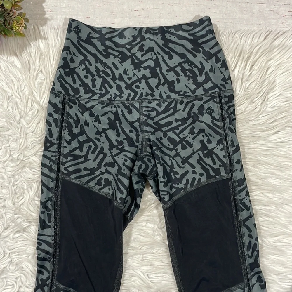 Lululemon Hot To Street Pant Biggie Brushed Animal Coal Black - Picture 6 of 11